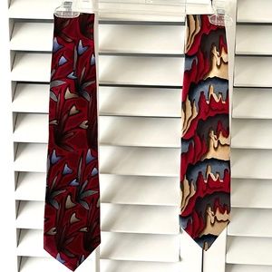 Jerry Garcia Ties: "Moon Mountain" and "Snail Garden"